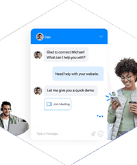 Real-time, secure team communication through live chat.